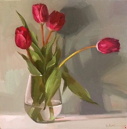 Sarah Sedwick - Four tulips