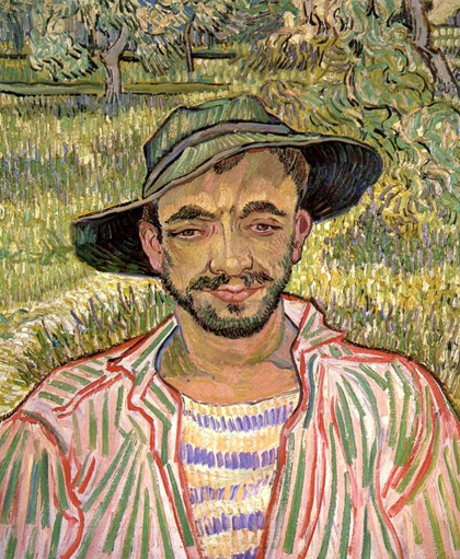 Van Gogh - Portrait of a young peasant-1889