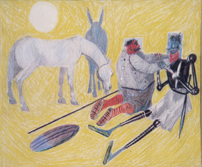Portinari - Sancho Pança Armando Dom Quixote (1956)