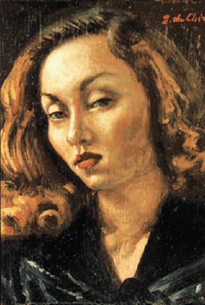 De Chirico - Retrato de Clarice Lispector - 1945