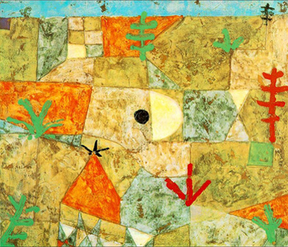 Paul Klee - Jardins do Sul (1921)