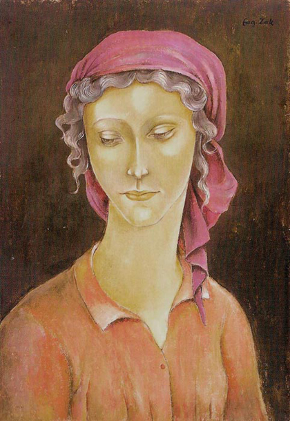 Eugeniusz Zak - Busto de uma jovem - 1913
