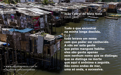 Cartão poético - João Cabral