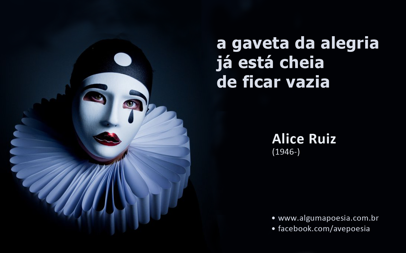 Cartão poético-musical - Alice Ruiz