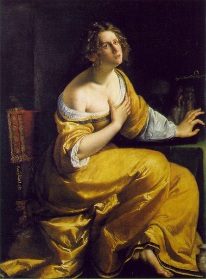 Artemisia Gentileschi - A conversão de Madalena-1616-17