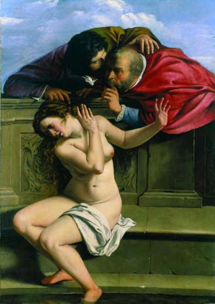 Artemisia Gentileschi - Susana e os anciões-1610