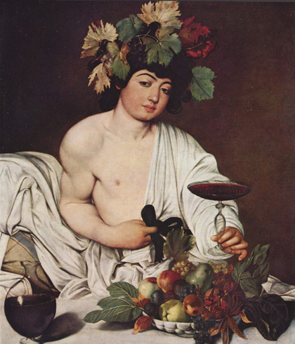 Caravaggio - Baco c. 1595