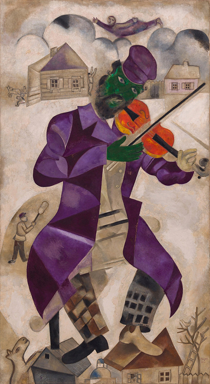Marc Chagall - O violonista verde-1912-13