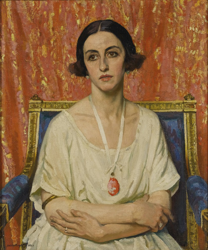 Laura Knight - Lubov Tchernicheva-1921