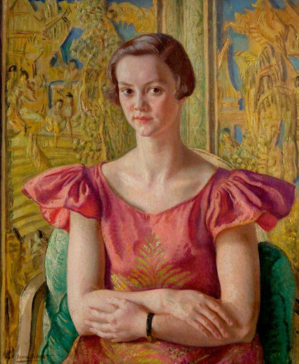 Laura Knight - Miss Patricia Thompson-1932