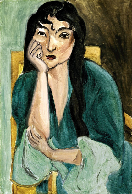 Matisse - Jovem ruiva com vestido de noite-1918