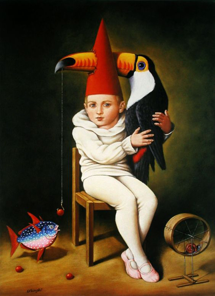 Rafal Olbinski-tales.of.love-toucan.jpg