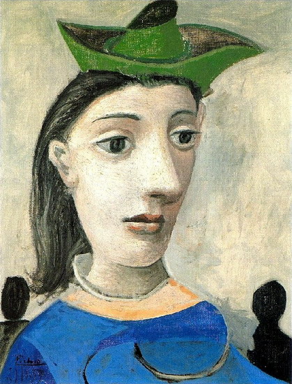 Pablo Picasso - femme.au.chpeau.vert-1939