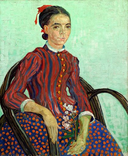 Van Gogh - la.mousme-1888